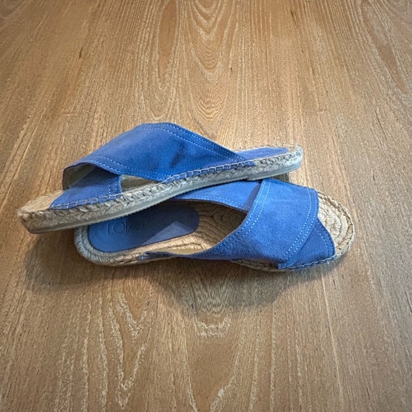 LOQ Blue Espadrille Sandals - Picture 2 of 2